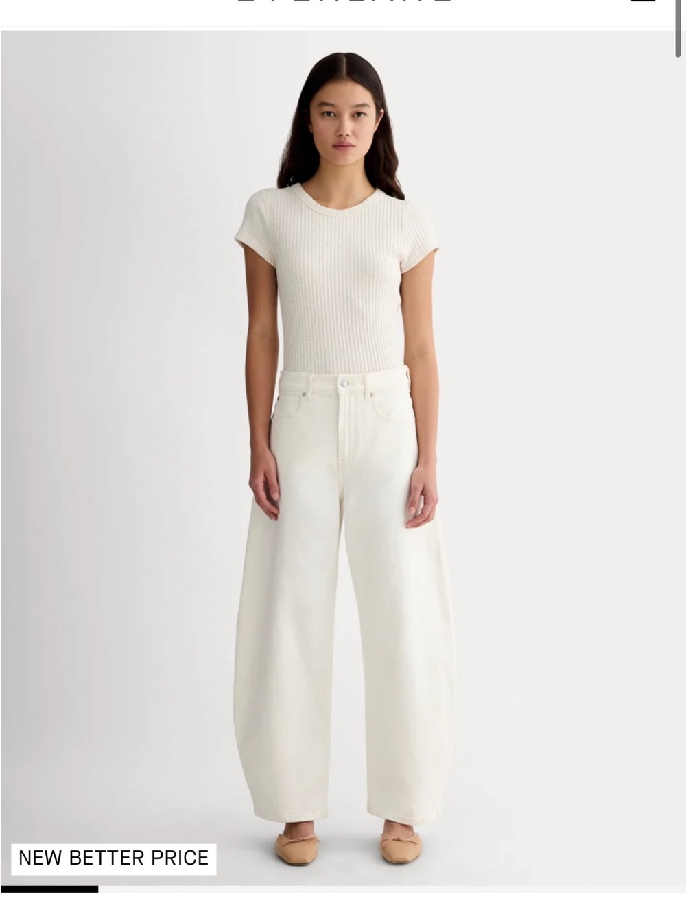 Everlane - The Way High Curve Jeans in White